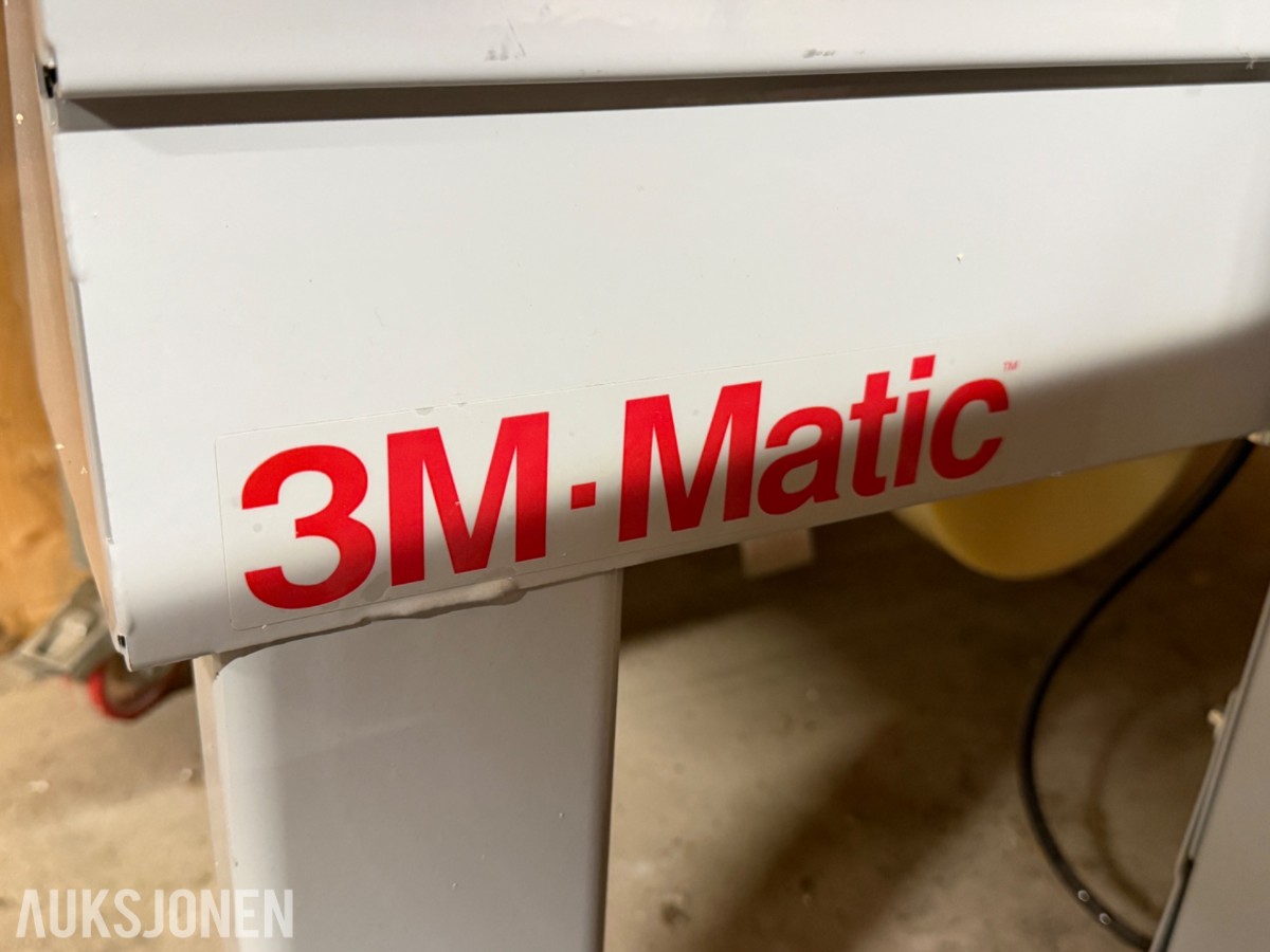 3M-Matic automatisk kartongforsegler / teipemaskin med rullebane - 