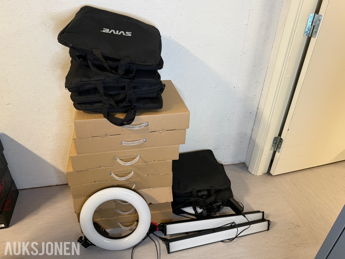 Lysutstyr for foto/video - SVIVE ring light + LED lysrigger