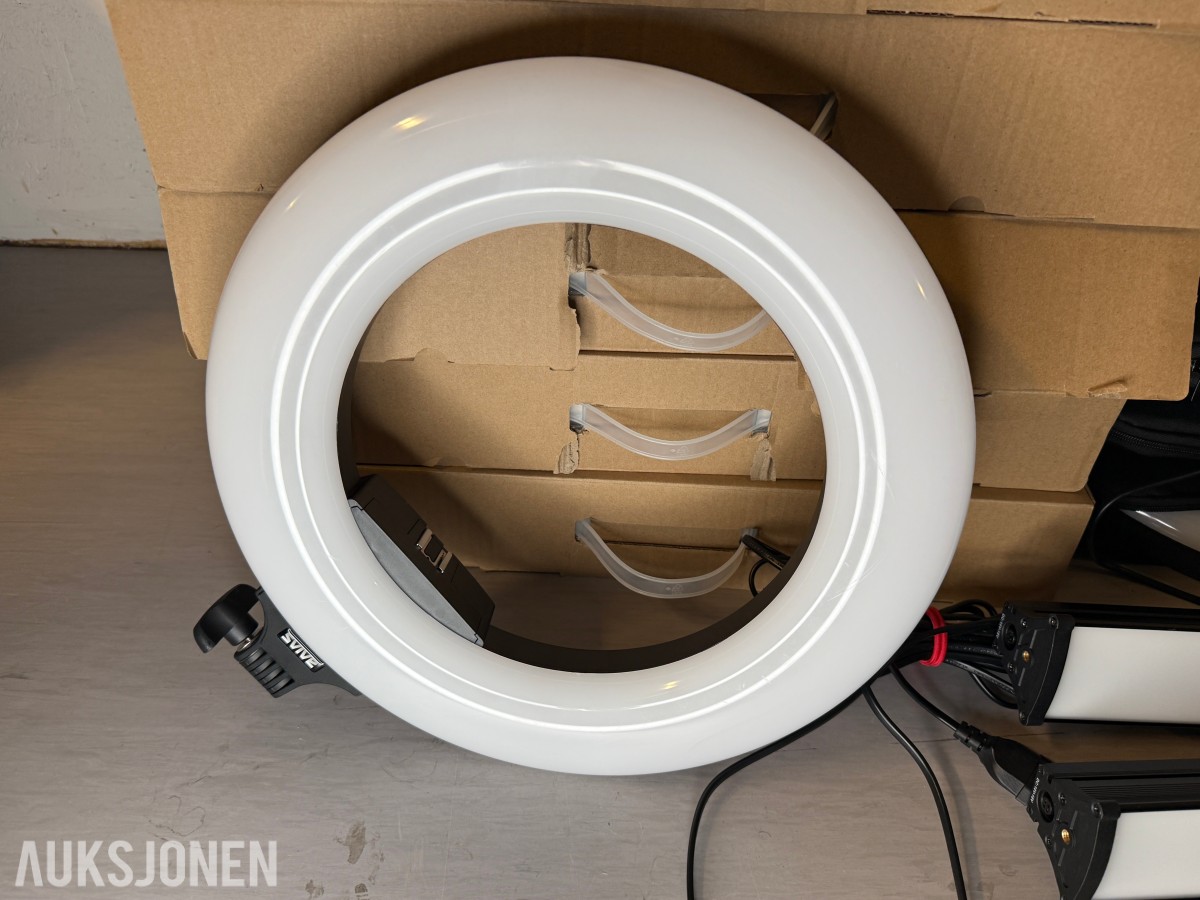 Lysutstyr for foto/video - SVIVE ring light + LED lysrigger