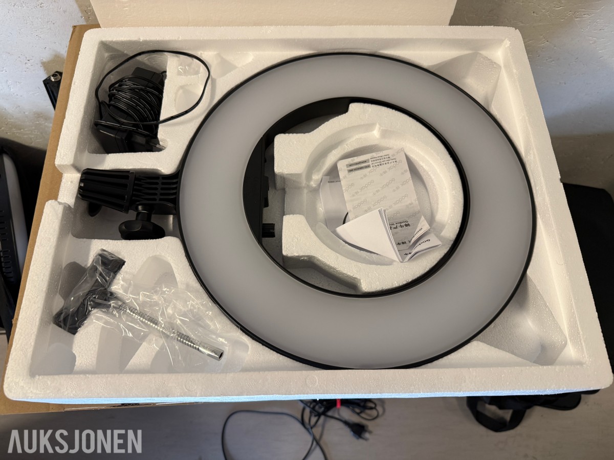 Lysutstyr for foto/video - SVIVE ring light + LED lysrigger