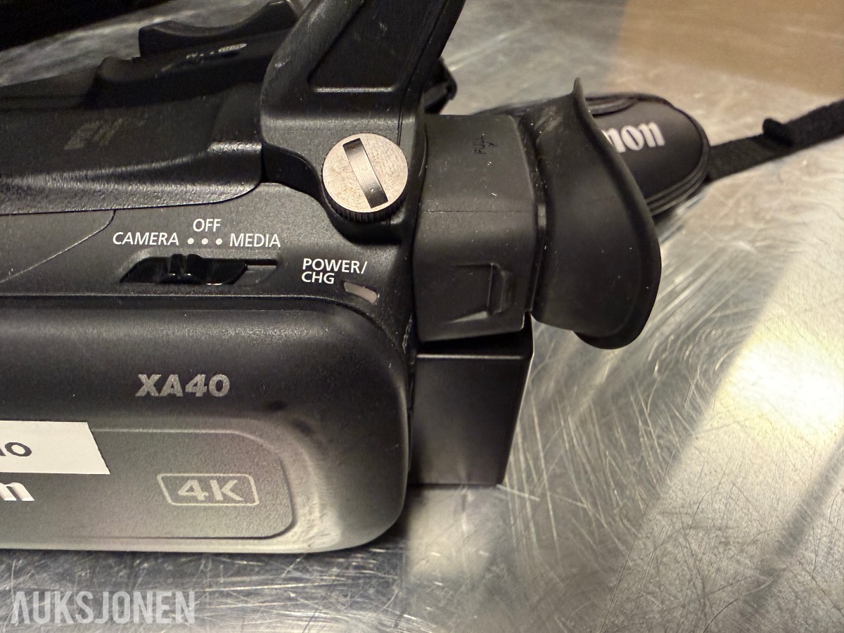 Canon XA40 4K videokamera med XLR-innganger