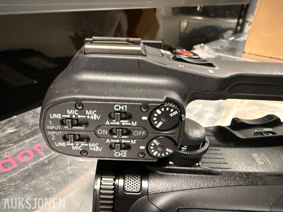 Canon XA40 4K videokamera med XLR-innganger
