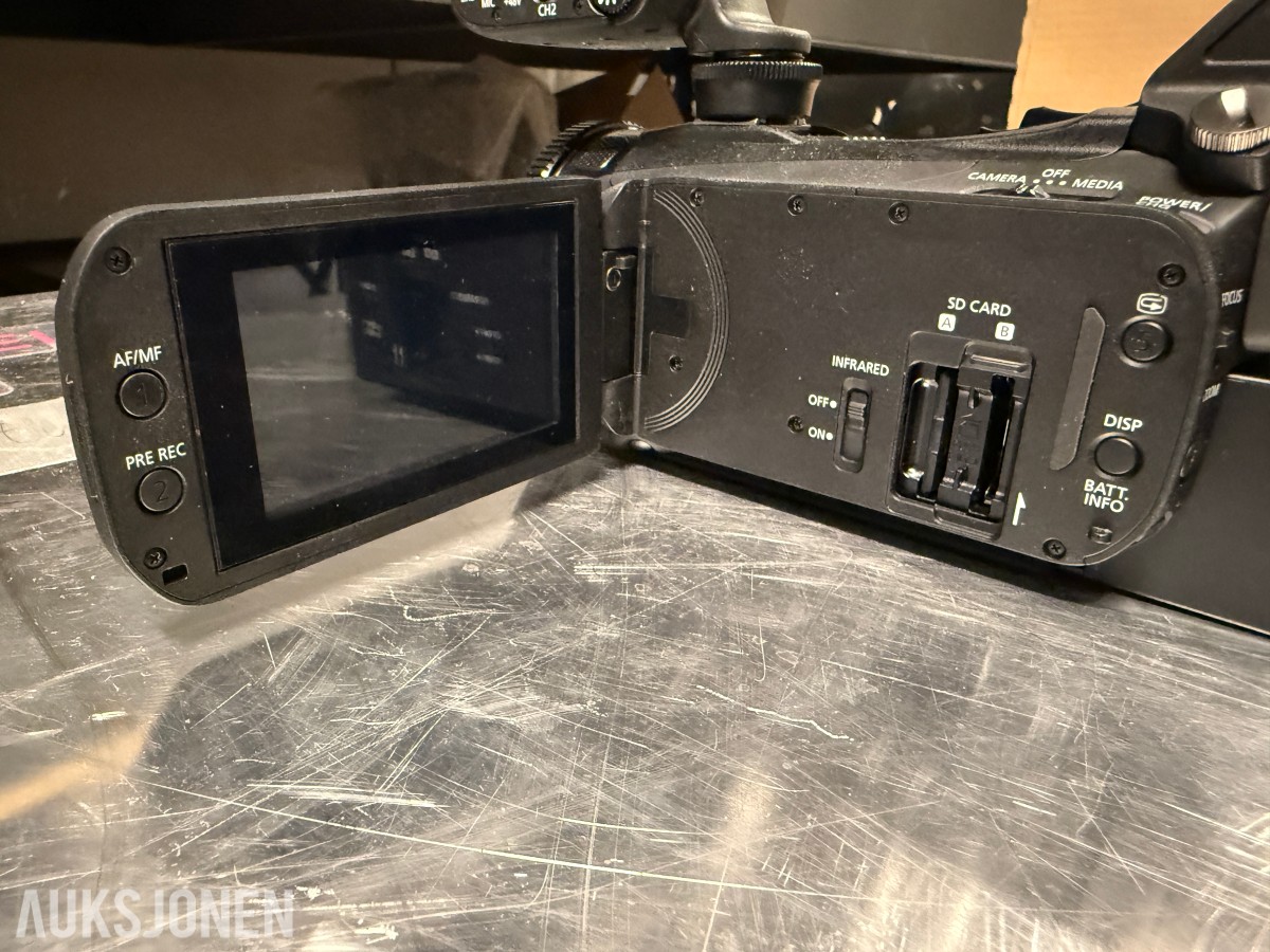 Canon XA40 4K videokamera med XLR-innganger