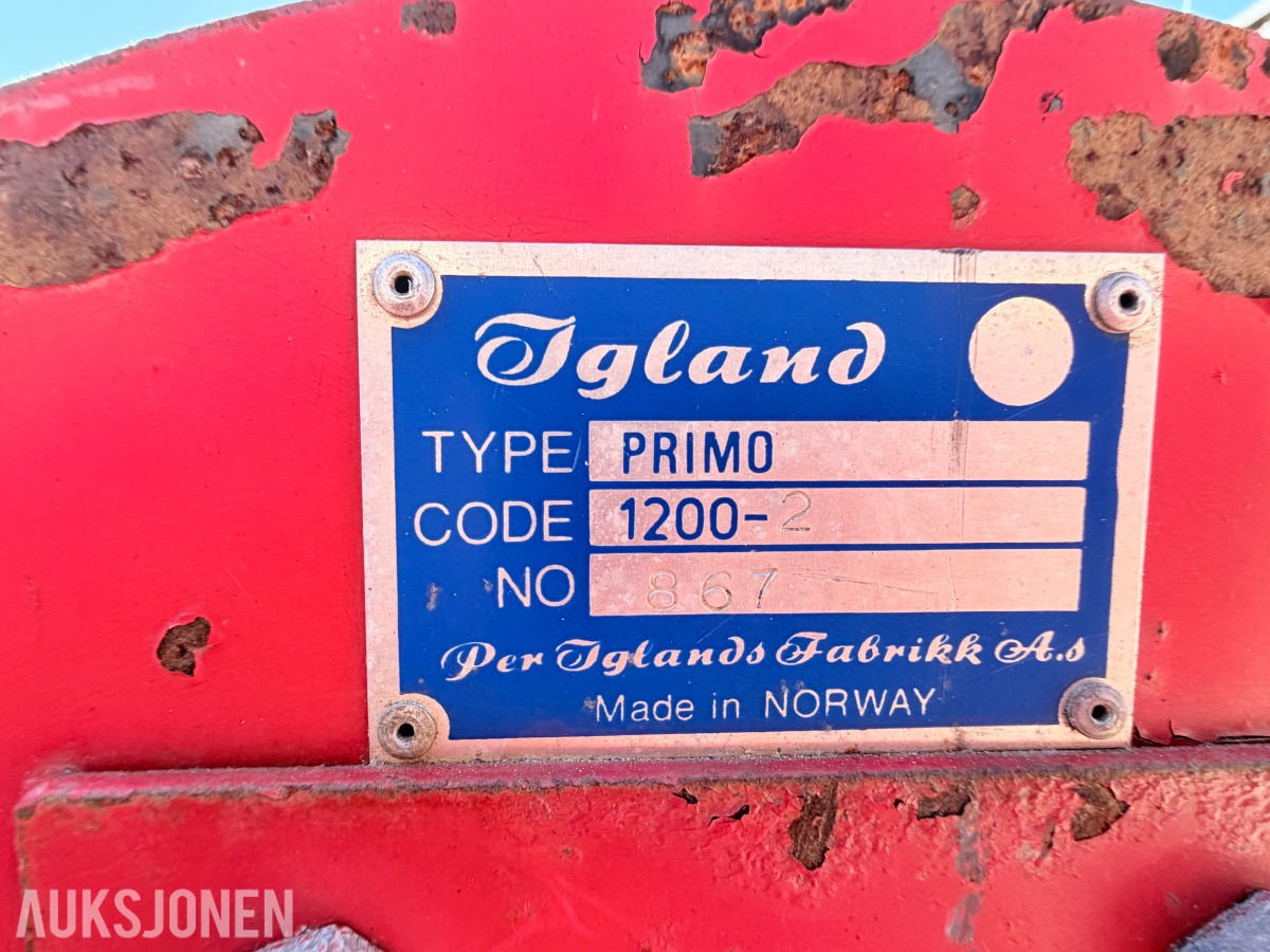 IGLAND PRIMO 1200-2 SKOGSVINSJ - VINSJ - 3 TONNS