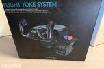 Logitech Flight Yoke System med throttle quadrant