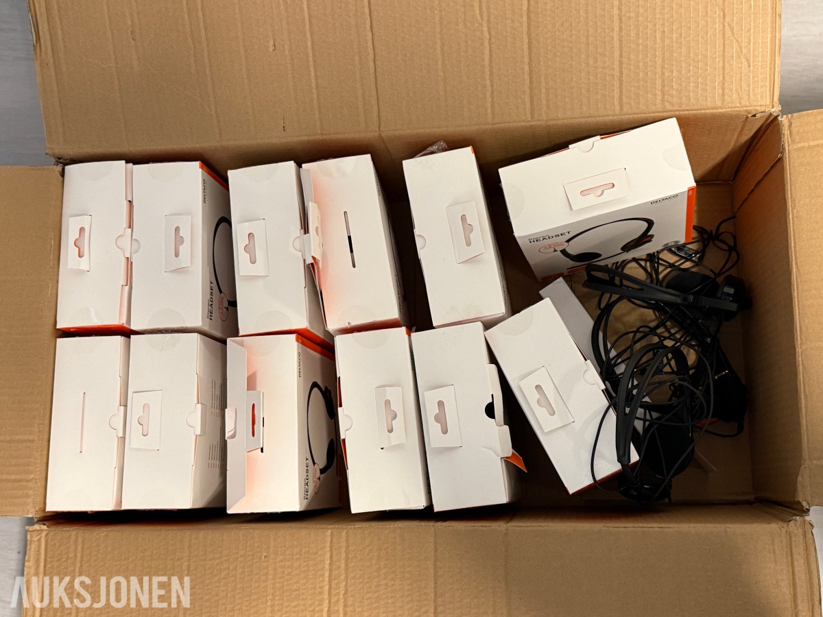 Stort Parti Deltaco HL-108 headset – INGEN MINSTEPRIS