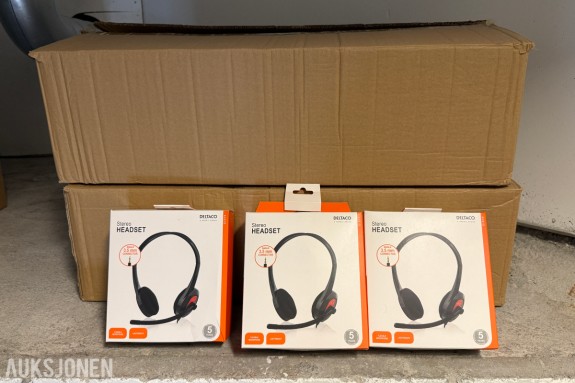 Stort Parti Deltaco HL-108 headset – INGEN MINSTEPRIS