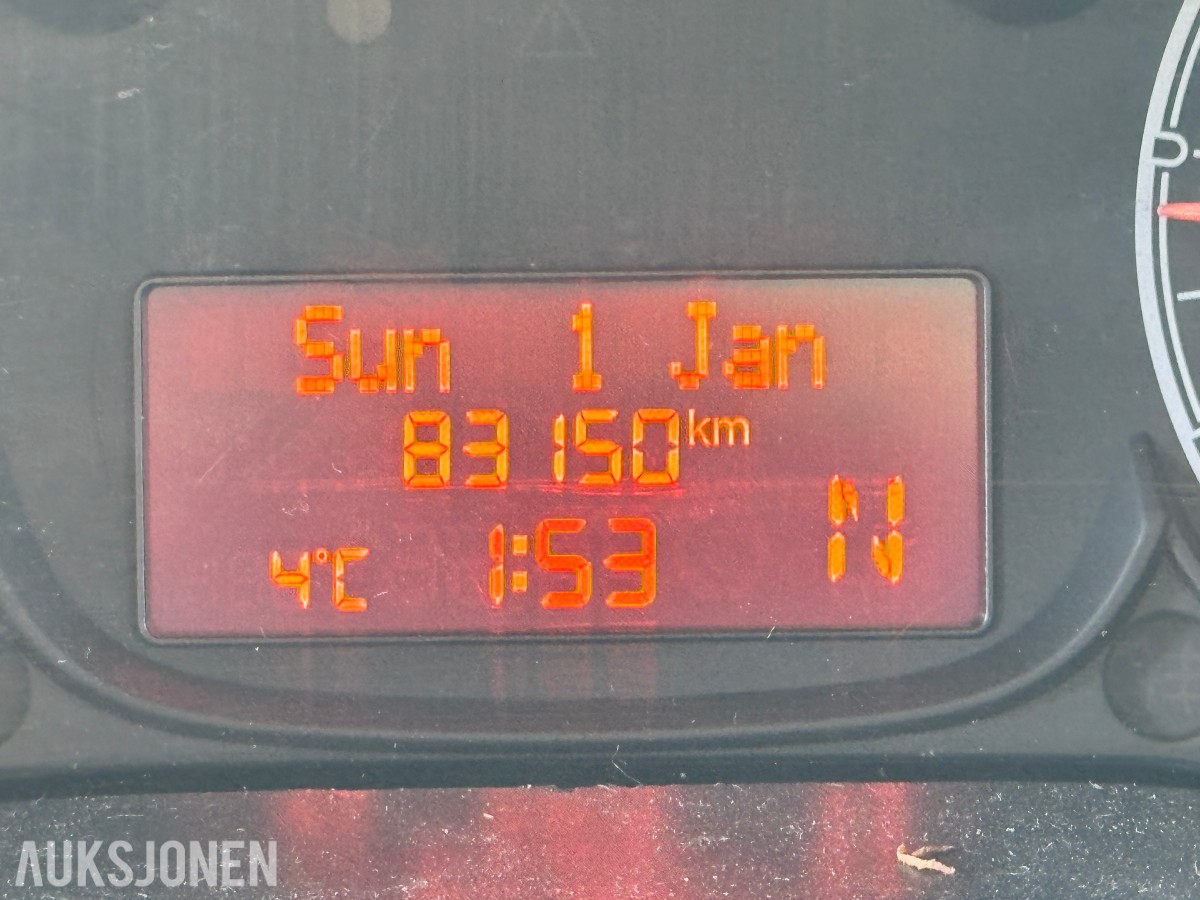 2015 Fiat DOBLO 1.6-90 D Rep.objekt, 83150km