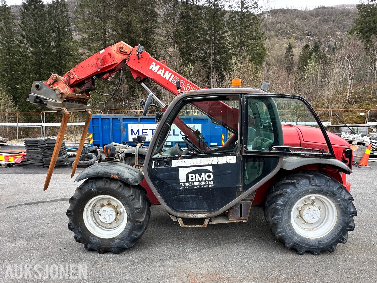 2001 Manitou MLT 526 Compact teleskoptruck, 14178 timer