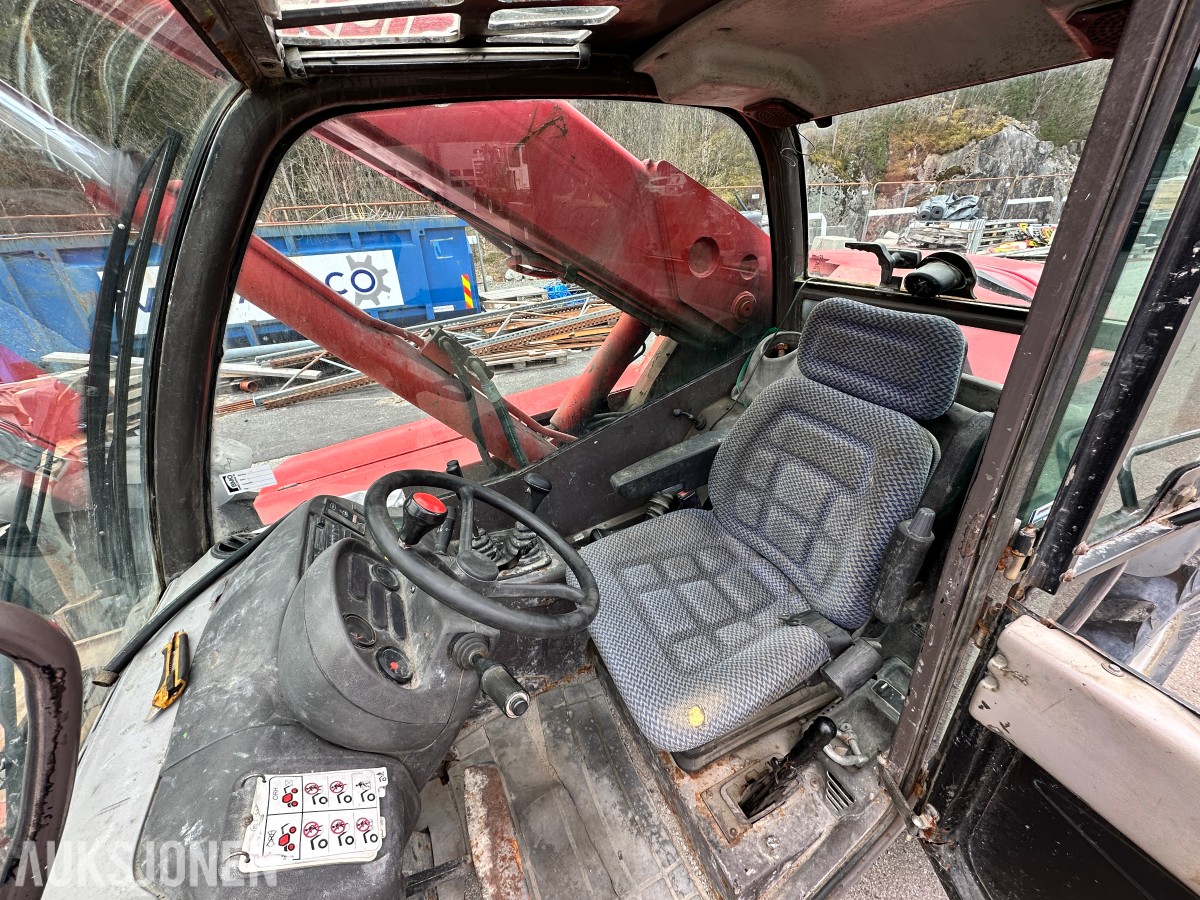 2001 Manitou MLT 526 Compact teleskoptruck, 14178 timer