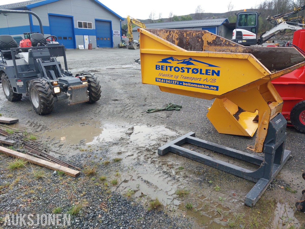 2017 Bergmann 1200FH Minidumper kun 524timer