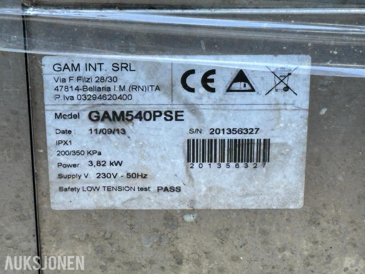 2013 GAM GAM540PSE Industriell oppvaskmaskin - Ubrukt