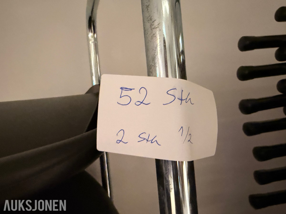 50 + Stk. Sammenleggbare stoler med traller - INGEN MINSTEPRIS