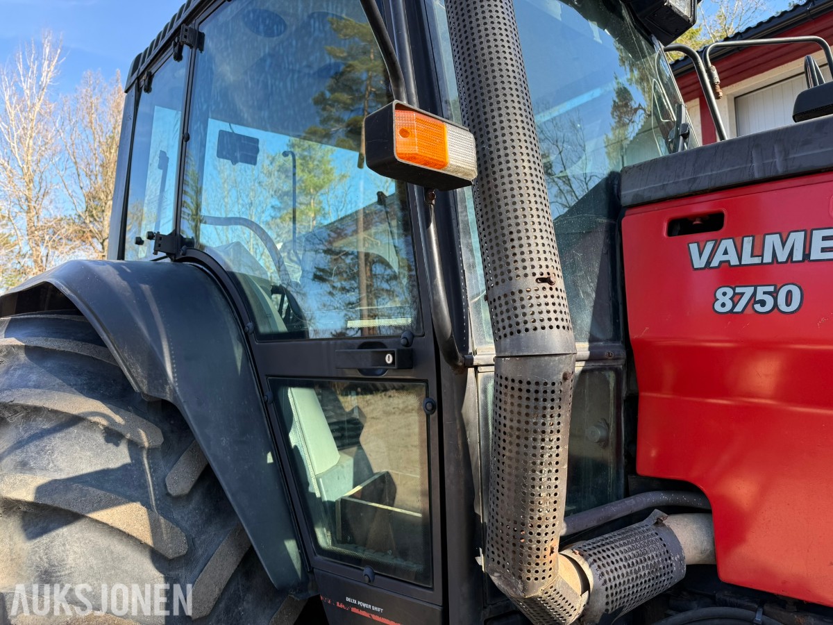1997 Valmet 8750 Traktor 190 hk – Delta Powershift - Brøytefeste