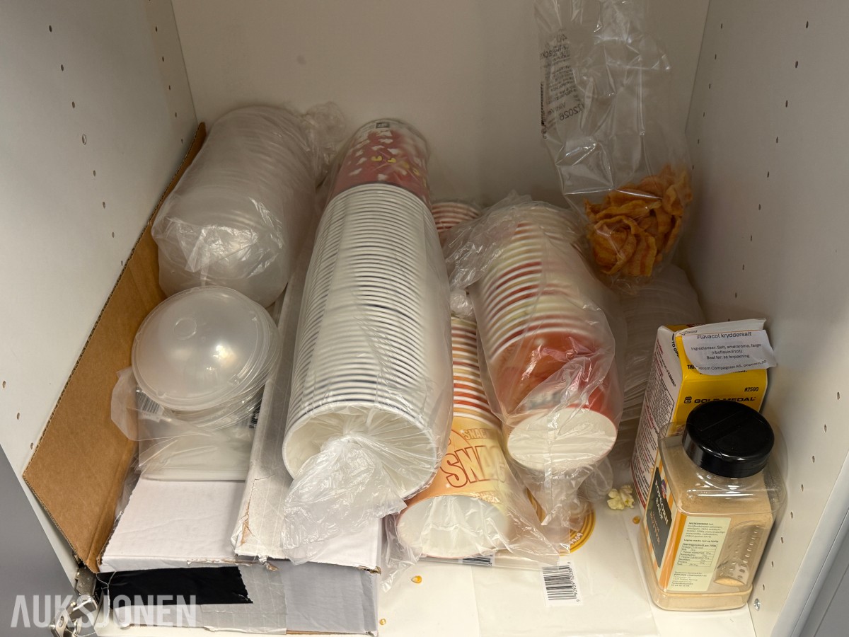 Kjøkkenutstyr, serveringsartikler og inventar