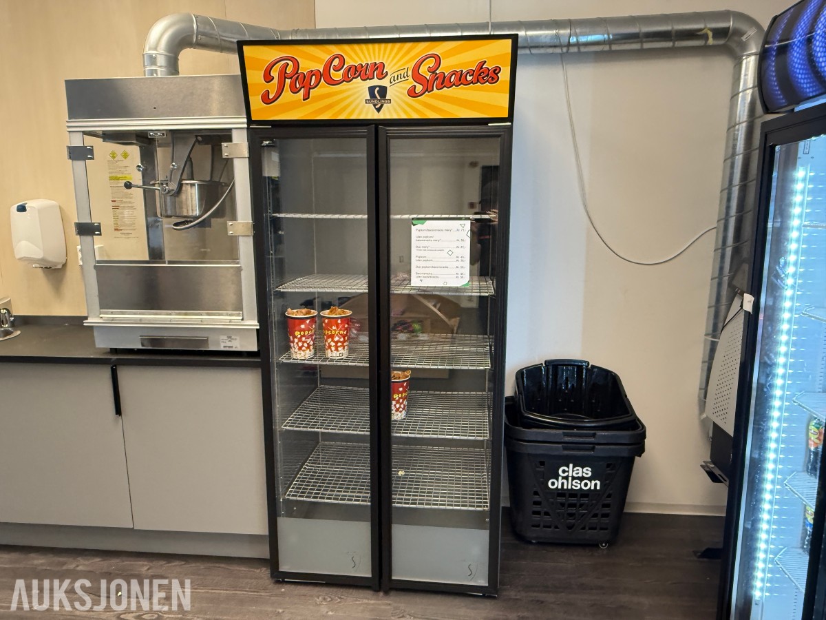 Popcornskap / varmeskap AJO Popcorn A-90 230V