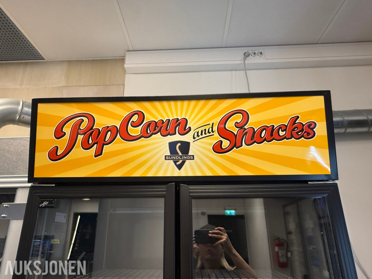 Popcornskap / varmeskap AJO Popcorn A-90 230V
