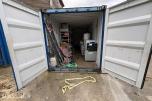 2014 20 fots container med omfattende saneringsutstyr – selges samlet