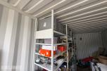 2014 20 fots container med omfattende saneringsutstyr – selges samlet