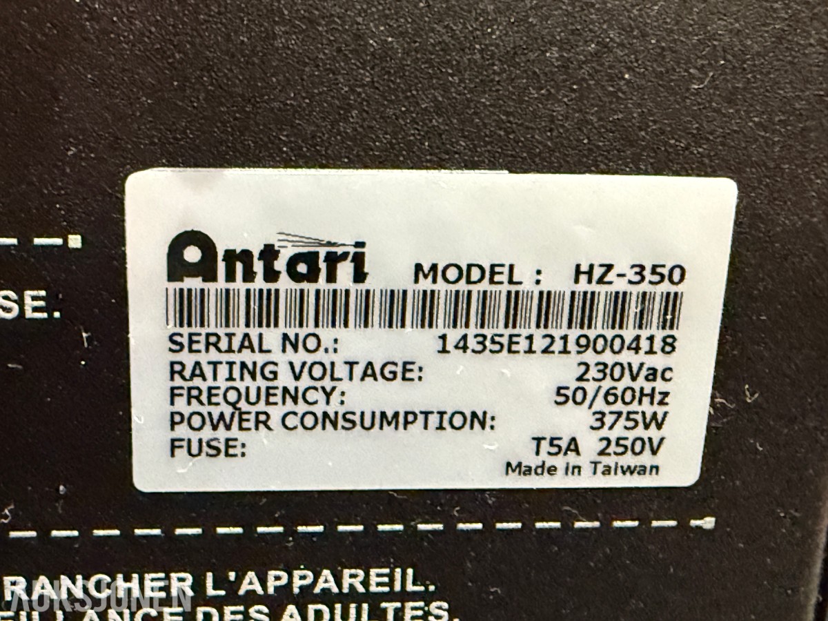 Antari HZ-350 profesjonell hazer 230–240V 390W DMX