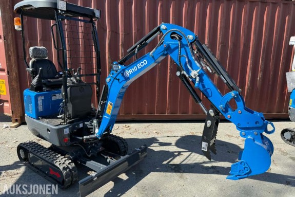 2026 Andre RX10.5 MINIGRAVER 1000KG M/HYDR. BREDDBARE BELTER + BOMSVING + JOYSTICK-STYRING - HELT NY - 72 timers auksjon