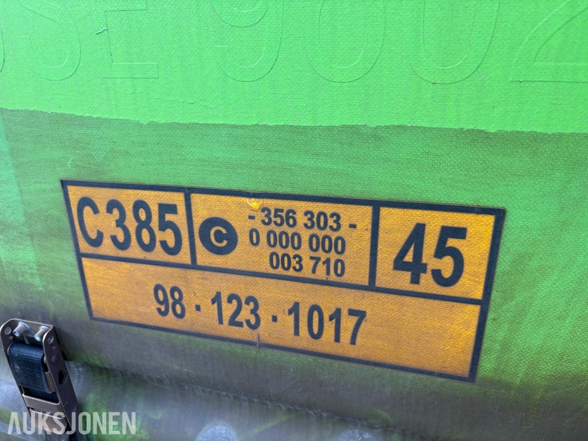 45 fots curtain-side container