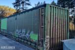45 fots curtain-side container