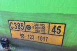 45 fots curtain-side container
