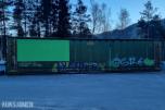 45 fots curtain-side container