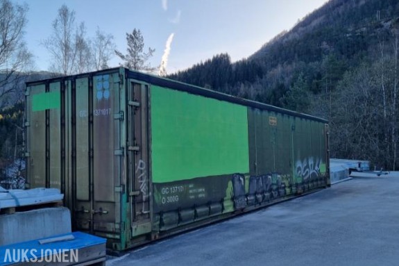 45 fots curtain-side container