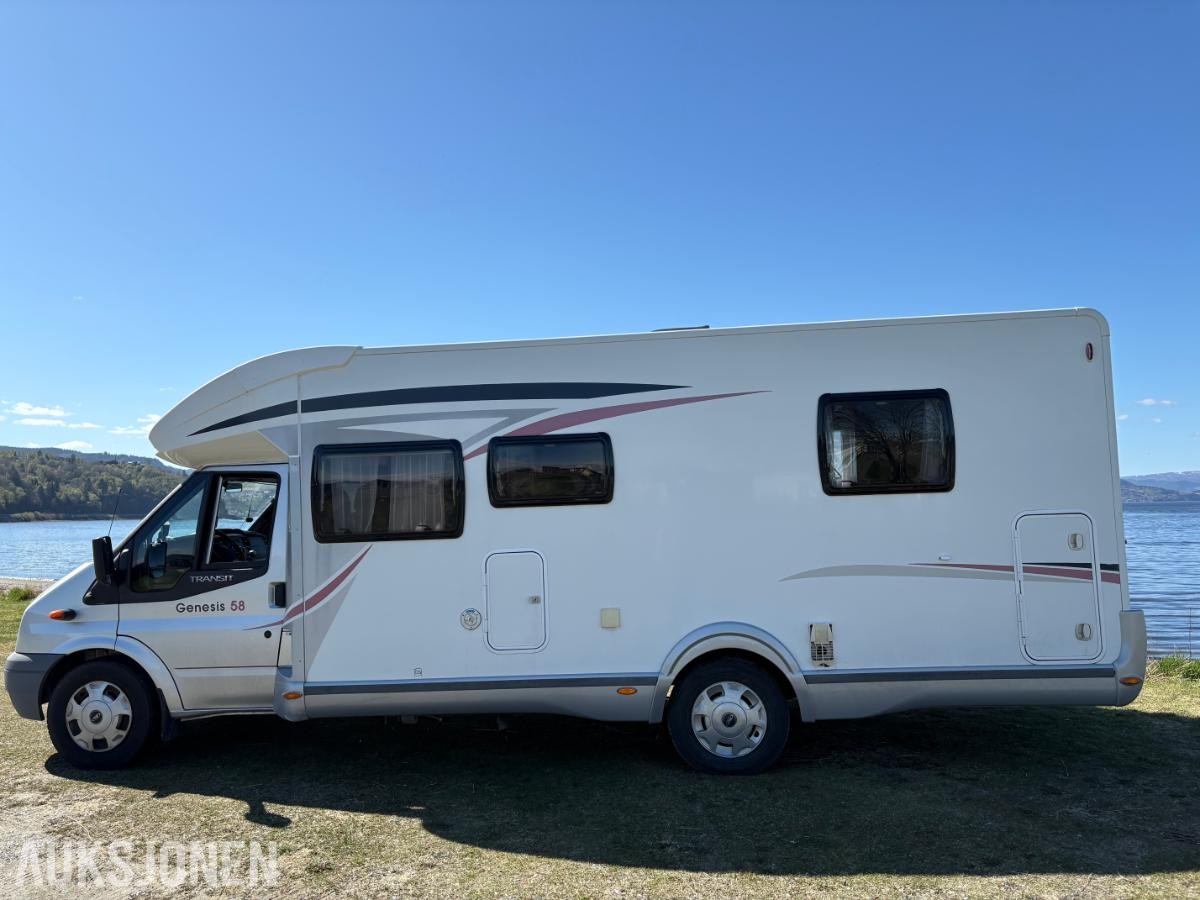 GENESIS 58 M12 SUNRO / SOLCELLE / WEBASTO / SOMMER + VINTERDEKK / REGKJEDE / MANUELLE /