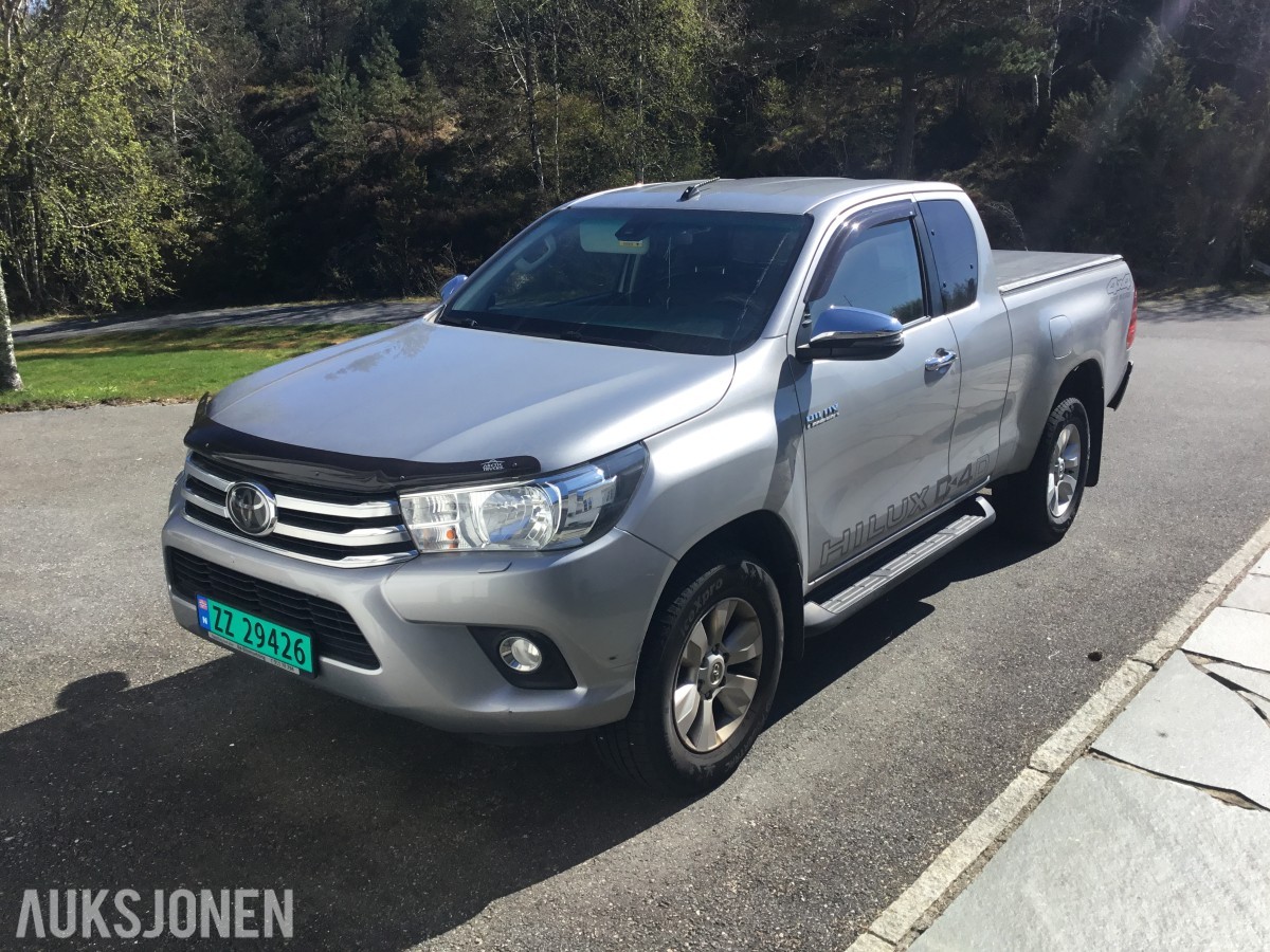 2019 Toyota HiLux, 2,4 150hk 4WD 2d, 183000km, Hengerfeste, Ryggekamera, 184000km