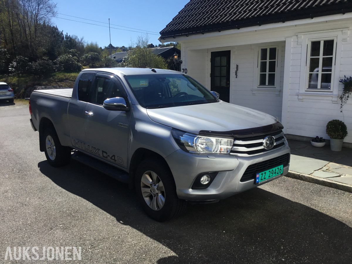 2019 Toyota HiLux, 2,4 150hk 4WD 2d, 183000km, Hengerfeste, Ryggekamera, 184000km