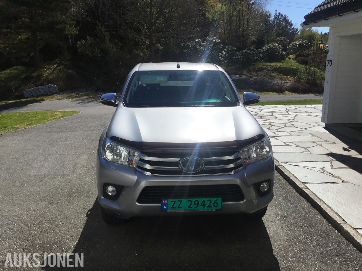 2019 Toyota HiLux, 2,4 150hk 4WD 2d, 183000km, Hengerfeste, Ryggekamera, 184000km