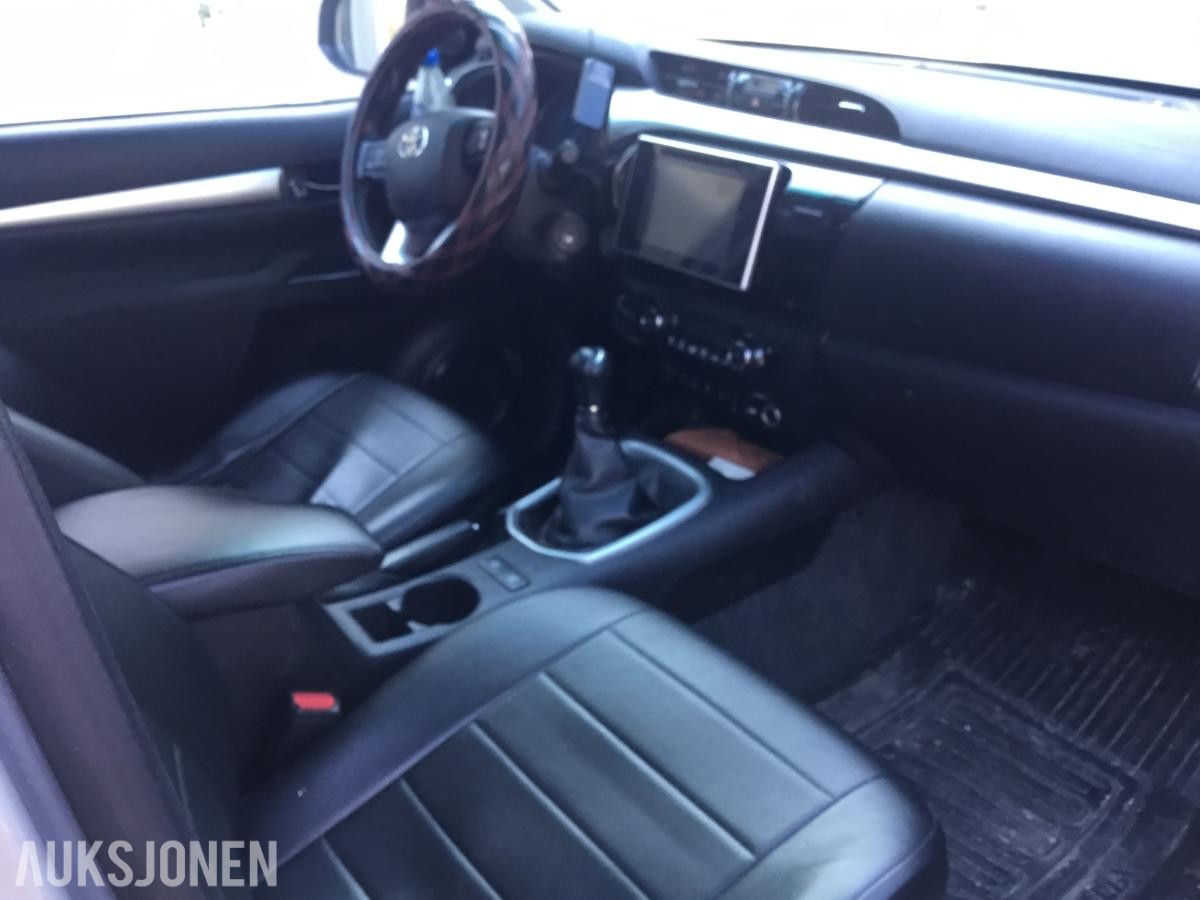 2019 Toyota HiLux, 2,4 150hk 4WD 2d, 183000km, Hengerfeste, Ryggekamera, 184000km