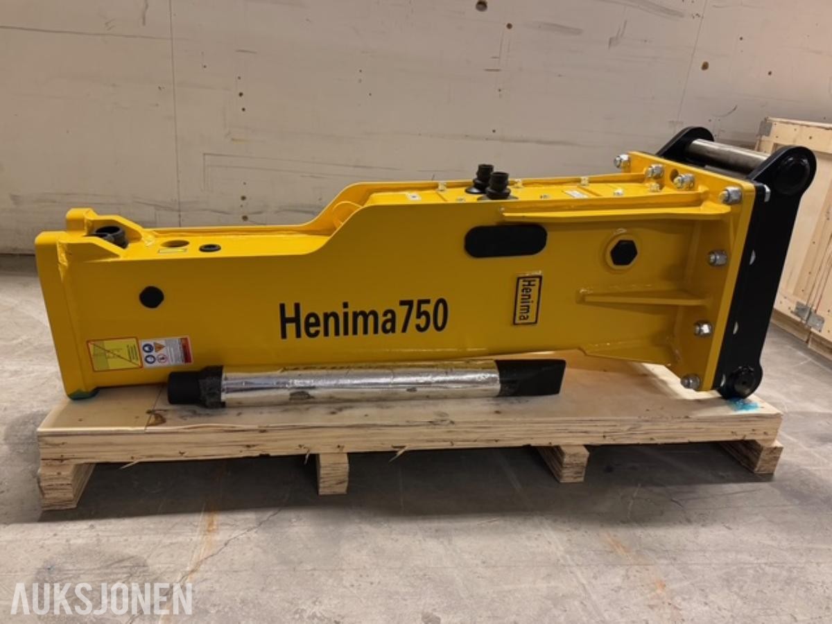 NY HENIMA PIGGHAMMER TIL 6-9 TONNS GRAVEMASKIN S50 M/GARANTI