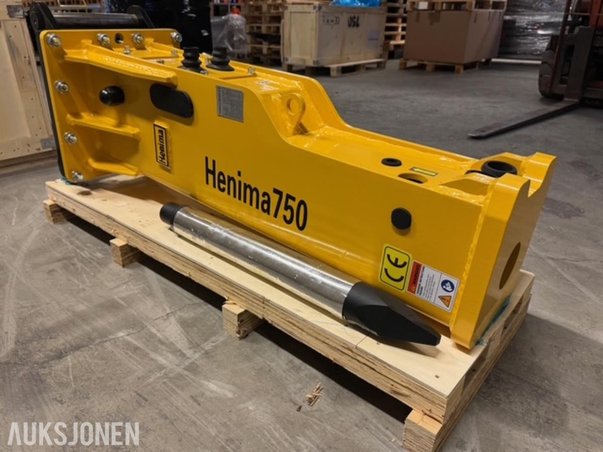 NY HENIMA PIGGHAMMER TIL 6-9 TONNS GRAVEMASKIN S50 M/GARANTI