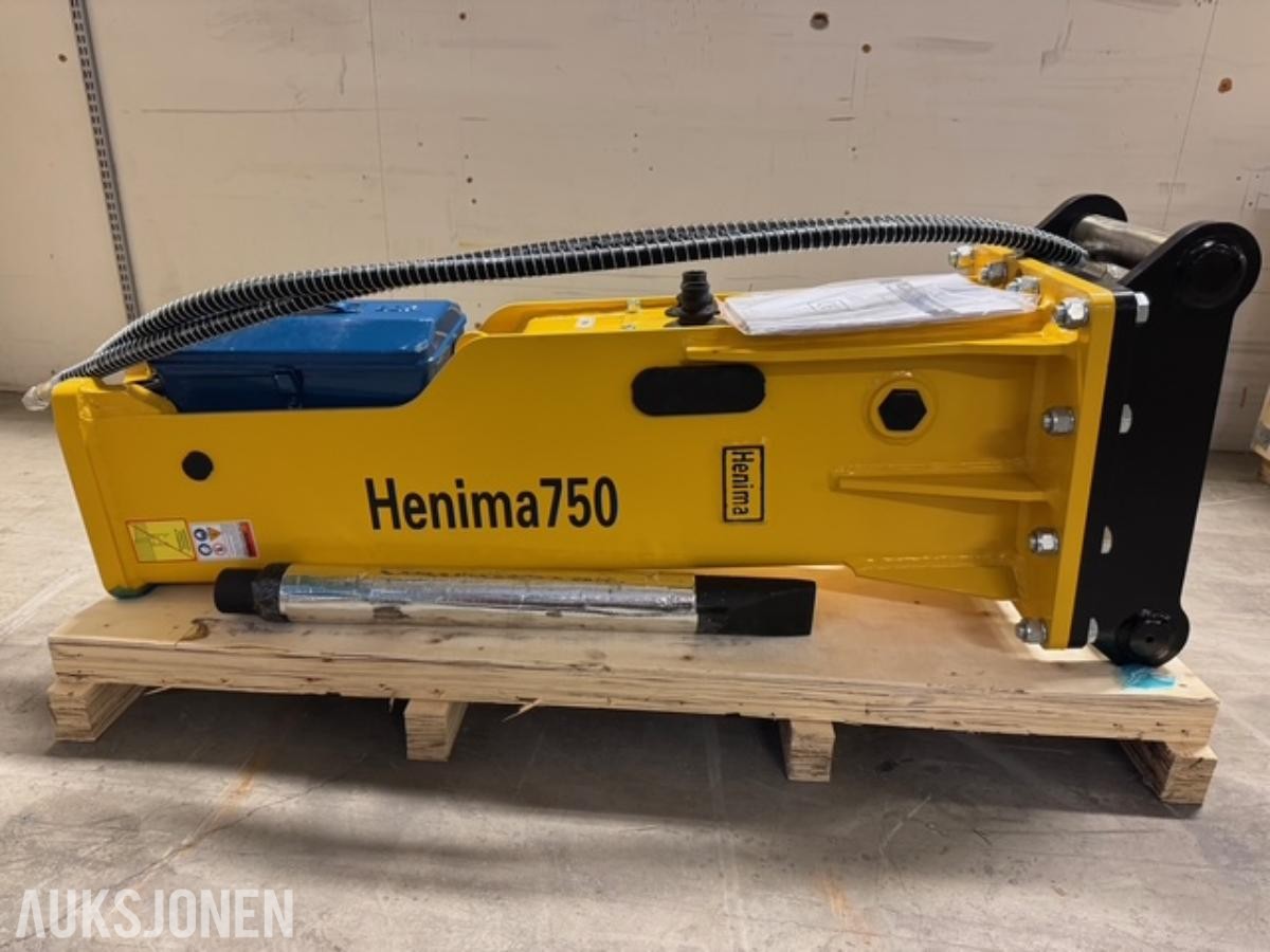 NY HENIMA PIGGHAMMER TIL 6-9 TONNS GRAVEMASKIN S50 M/GARANTI