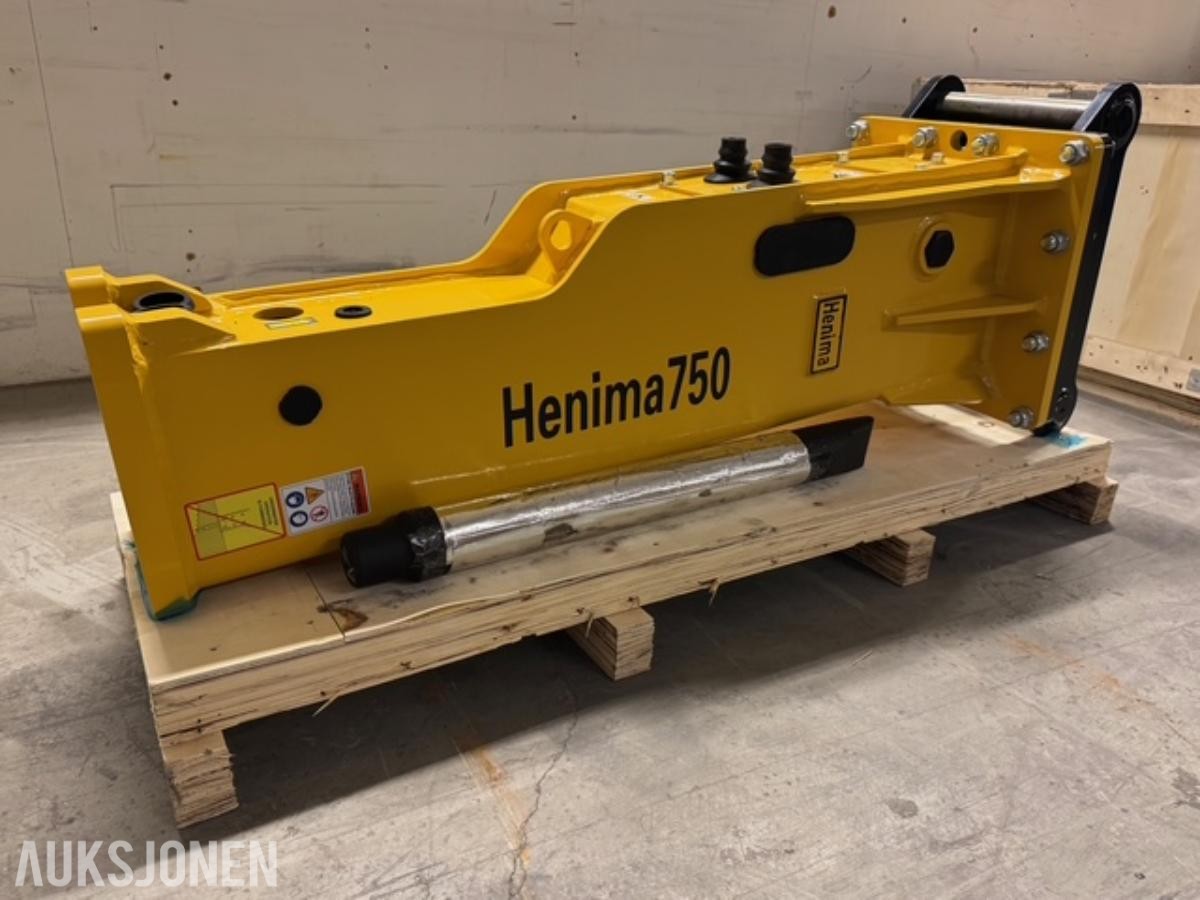 NY HENIMA PIGGHAMMER TIL 6-9 TONNS GRAVEMASKIN S50 M/GARANTI