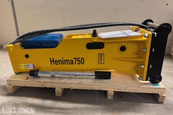 NY HENIMA PIGGHAMMER TIL 6-9 TONNS GRAVEMASKIN S50 M/GARANTI