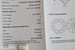 Diamant 3,01ct, Farge E, Klarhet VVS2 og Triple Excellent.