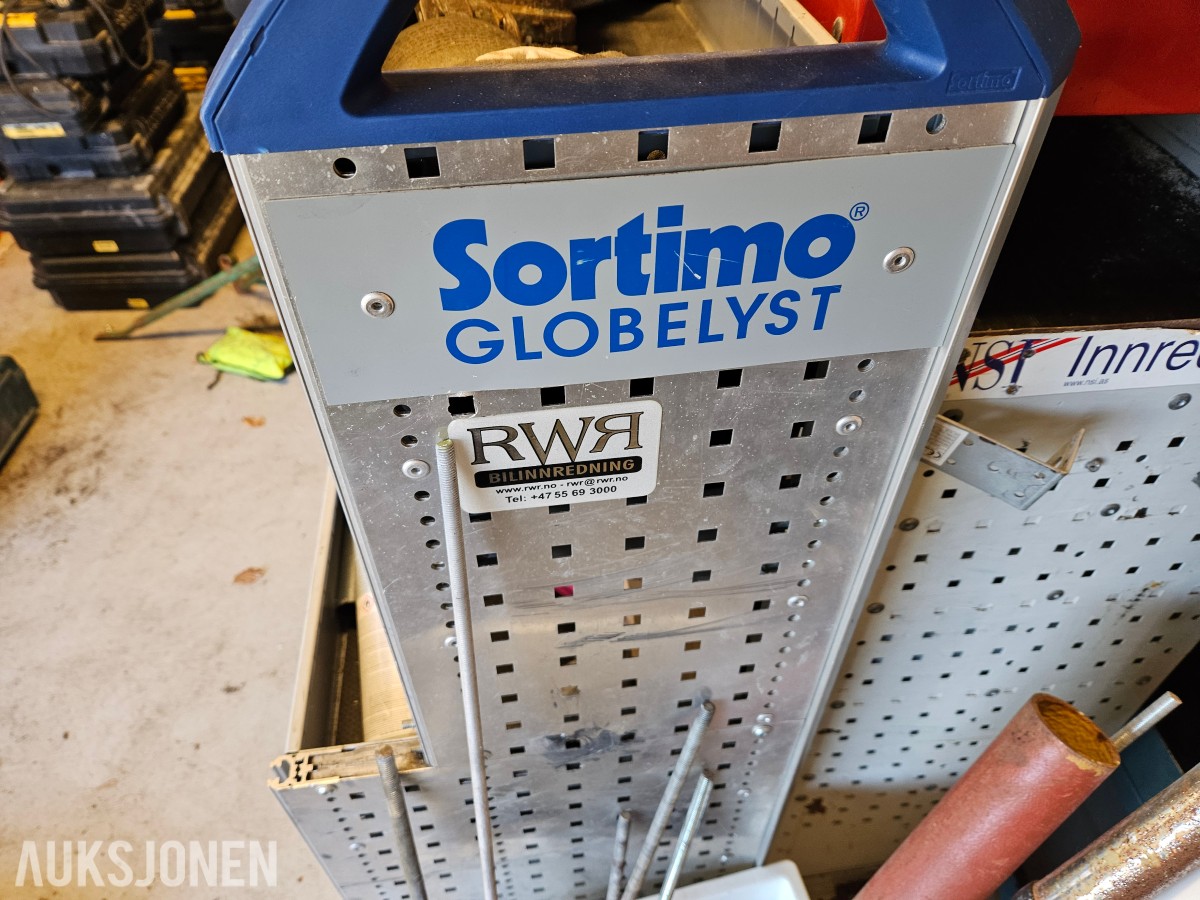 Bilinnredning Modul-System varebil - Smådelhyller med skuffer