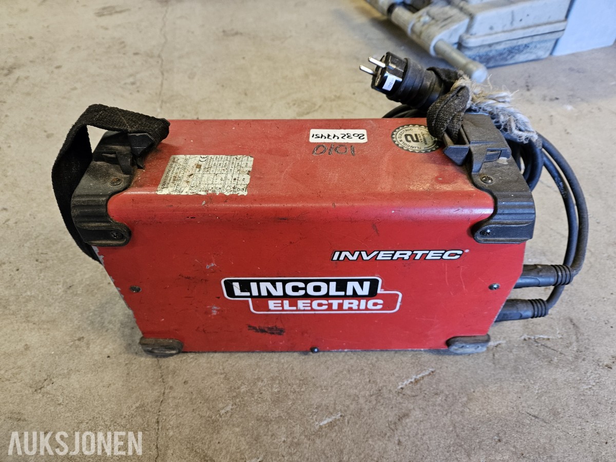 Lincoln Electric Invertec sveiseapparat - Sveisekabler inkludert - Inverter-teknologi