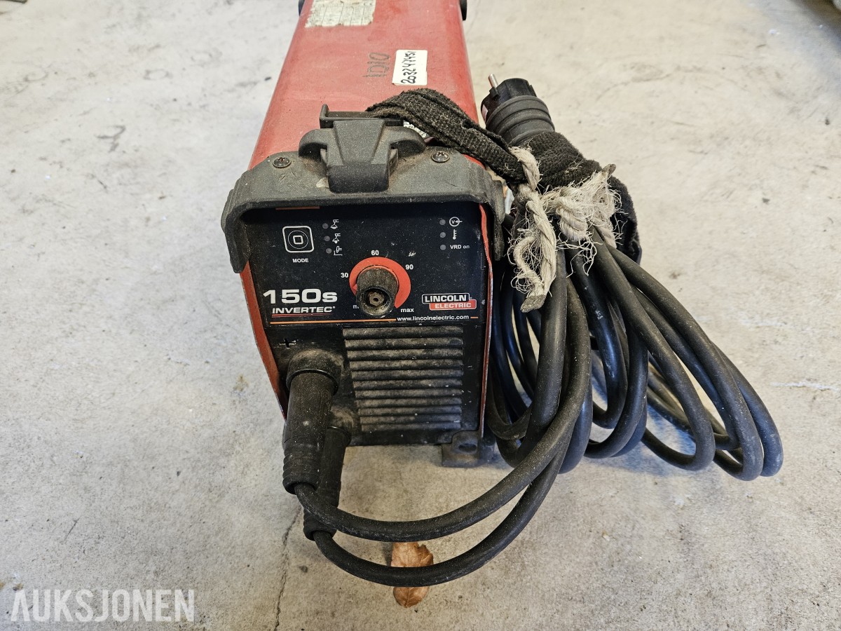 Lincoln Electric Invertec sveiseapparat - Sveisekabler inkludert - Inverter-teknologi
