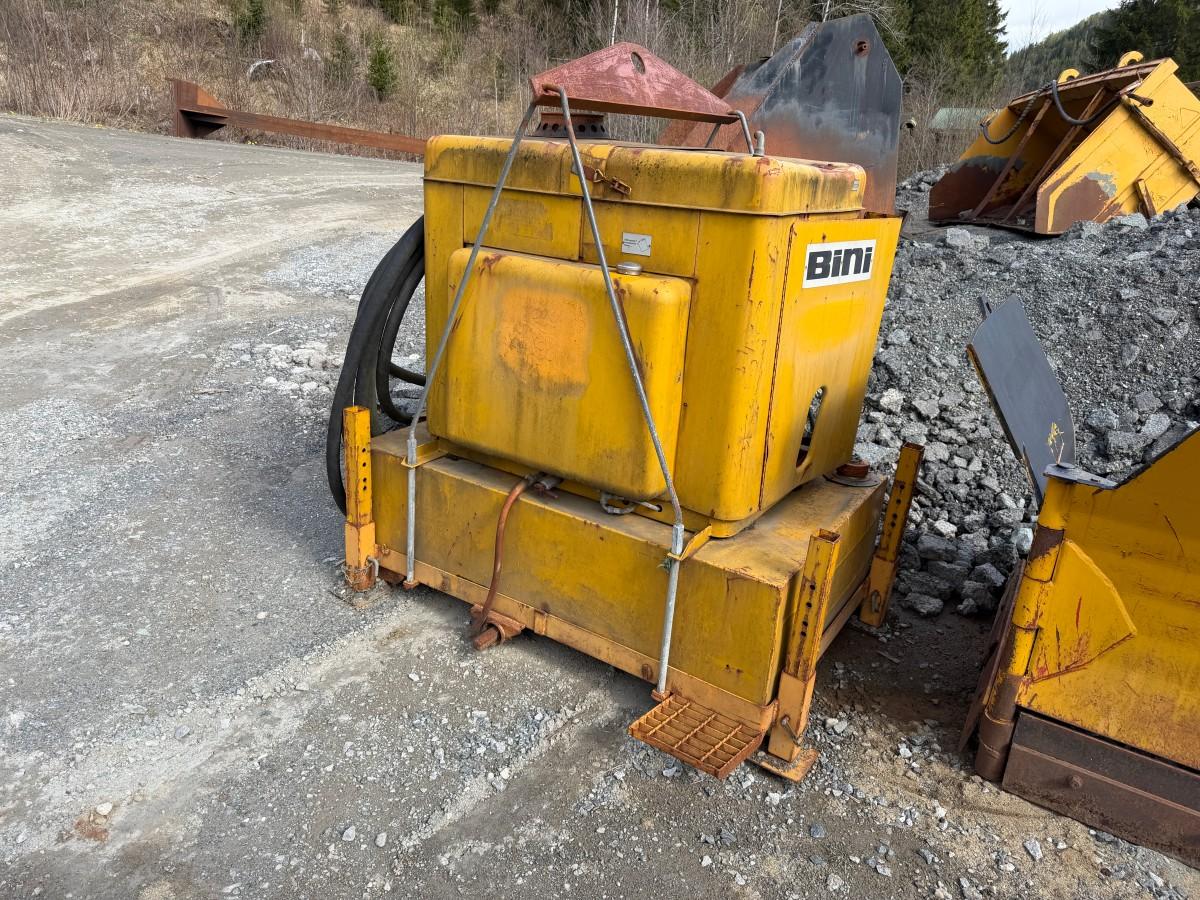 Bini steamkjele / dampkjele – mobil enhet med bensinmotor