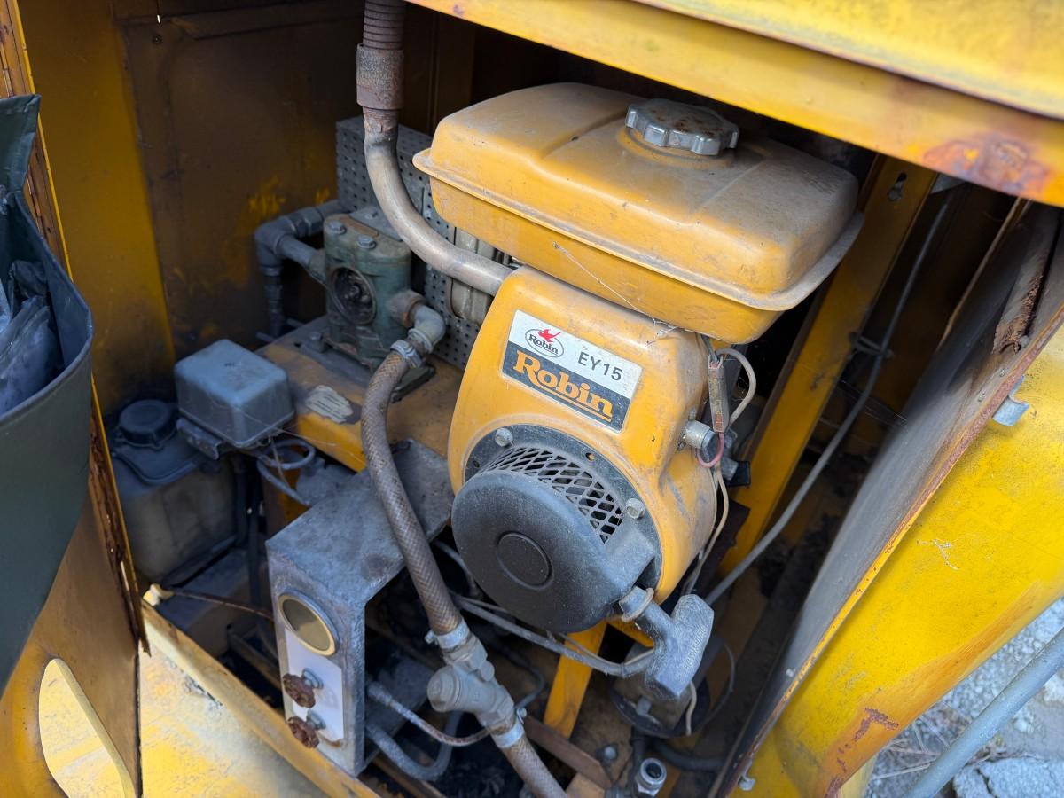 Bini steamkjele / dampkjele – mobil enhet med bensinmotor