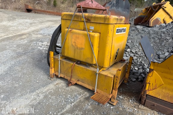 Bini steamkjele / dampkjele – mobil enhet med bensinmotor