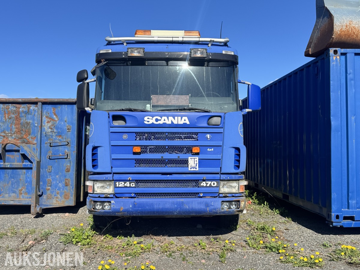2002 Scania 470 R124GB 6X2*4NA Krokbil /m Kran