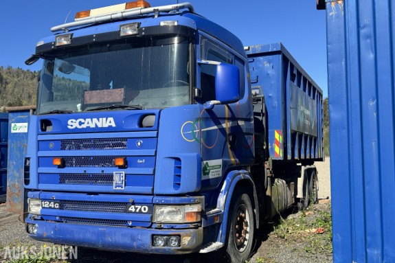 2002 Scania 470 R124GB 6X2*4NA Krokbil /m Kran
