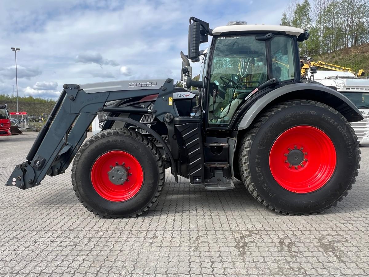 2016 Fendt 724 Vario Profi+ m/Quicke front laster kun 5985 t